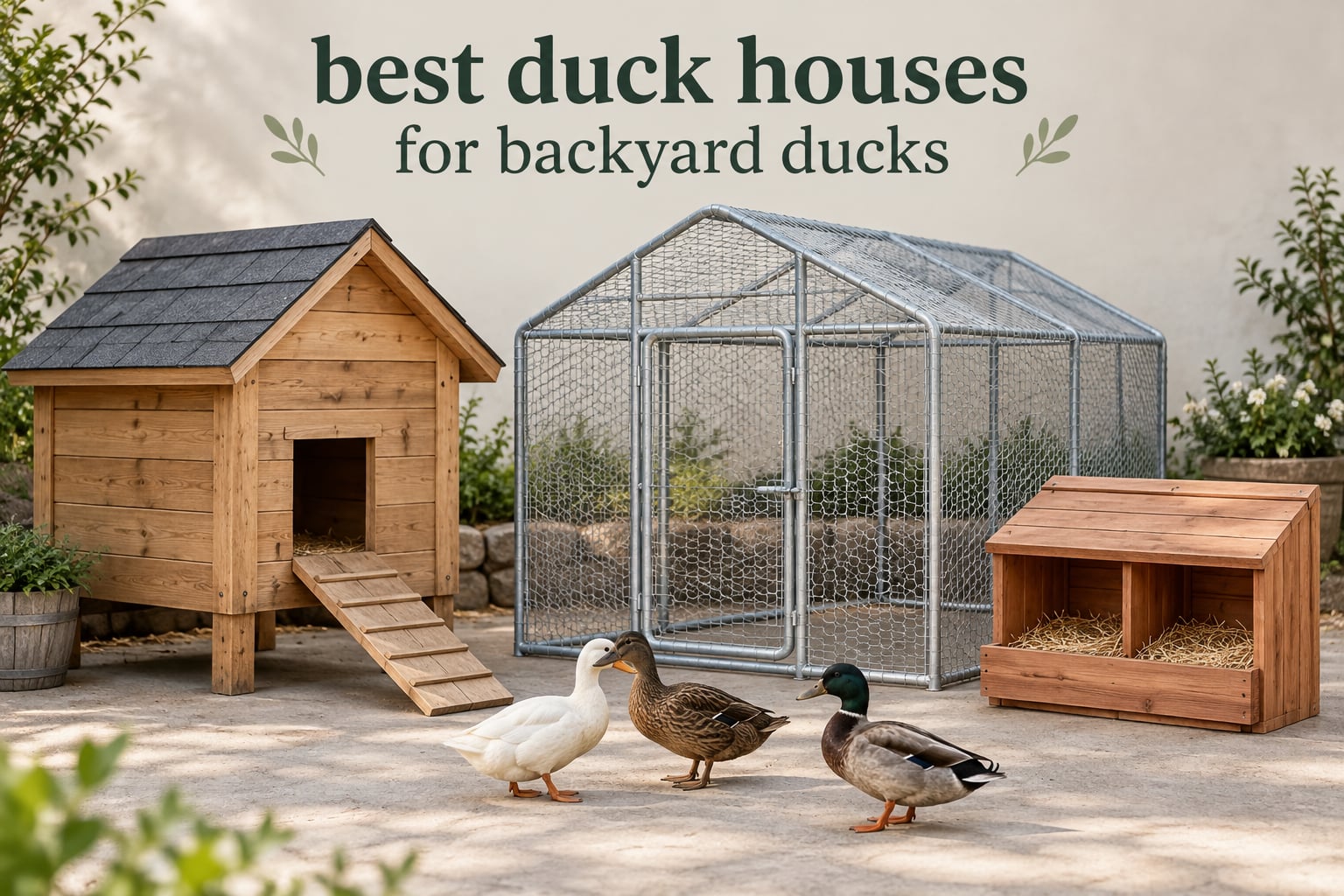 best duck houses for backyard ducks