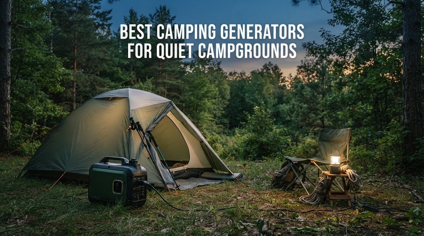 best camping generators for quiet campgrounds