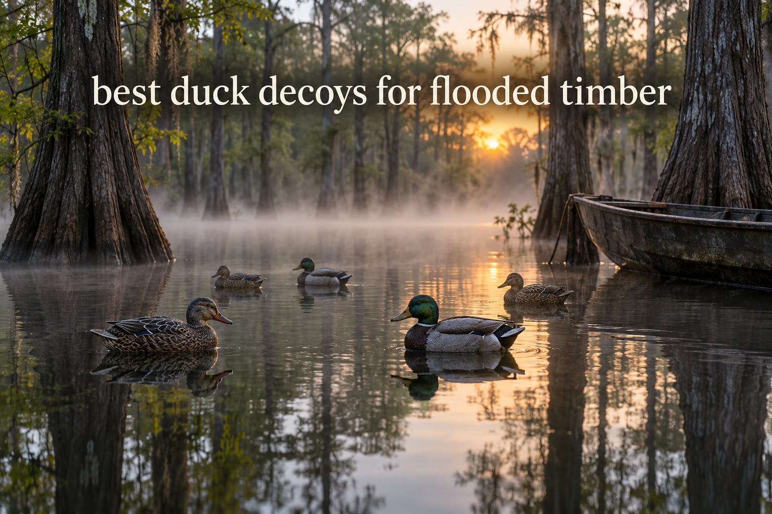 best duck decoys for flooded timber