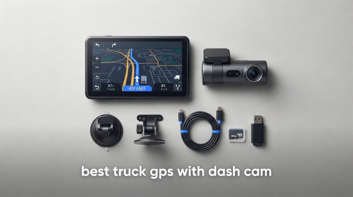 best truck gps with dash cam