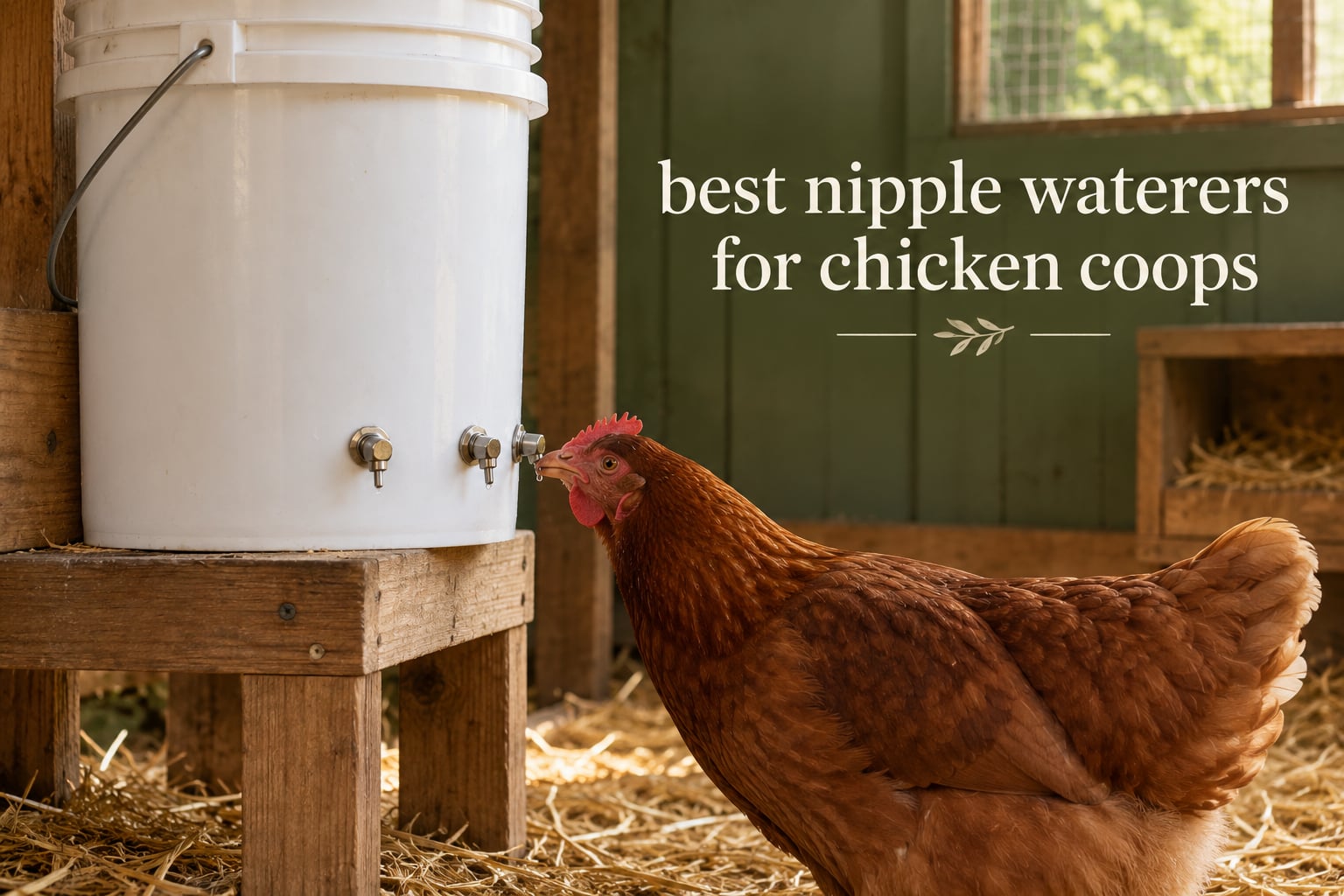 best nipple waterers for chicken coops
