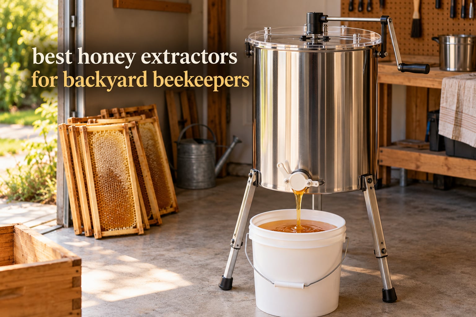 best honey extractors for backyard beekeepers