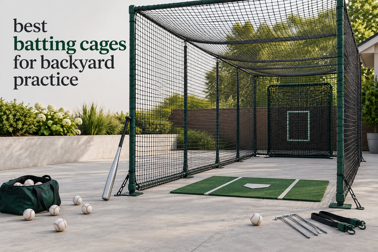 best batting cages for backyard practice