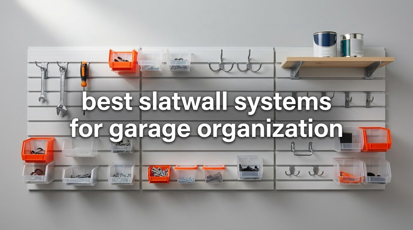best slatwall systems for garage organization