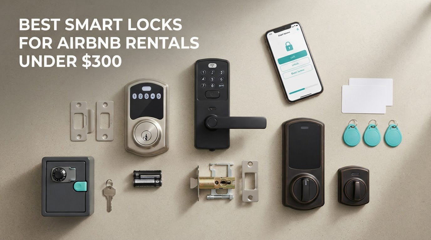 best smart locks for airbnb rentals under $300