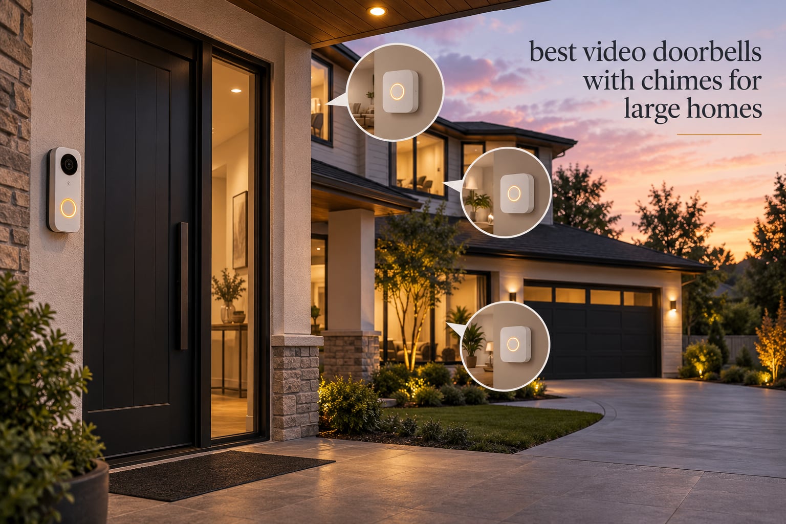 best video doorbells with chimes for large homes