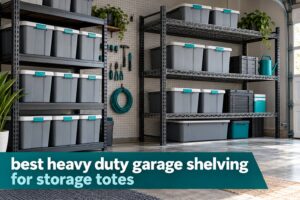 best heavy duty garage shelving for storage totes