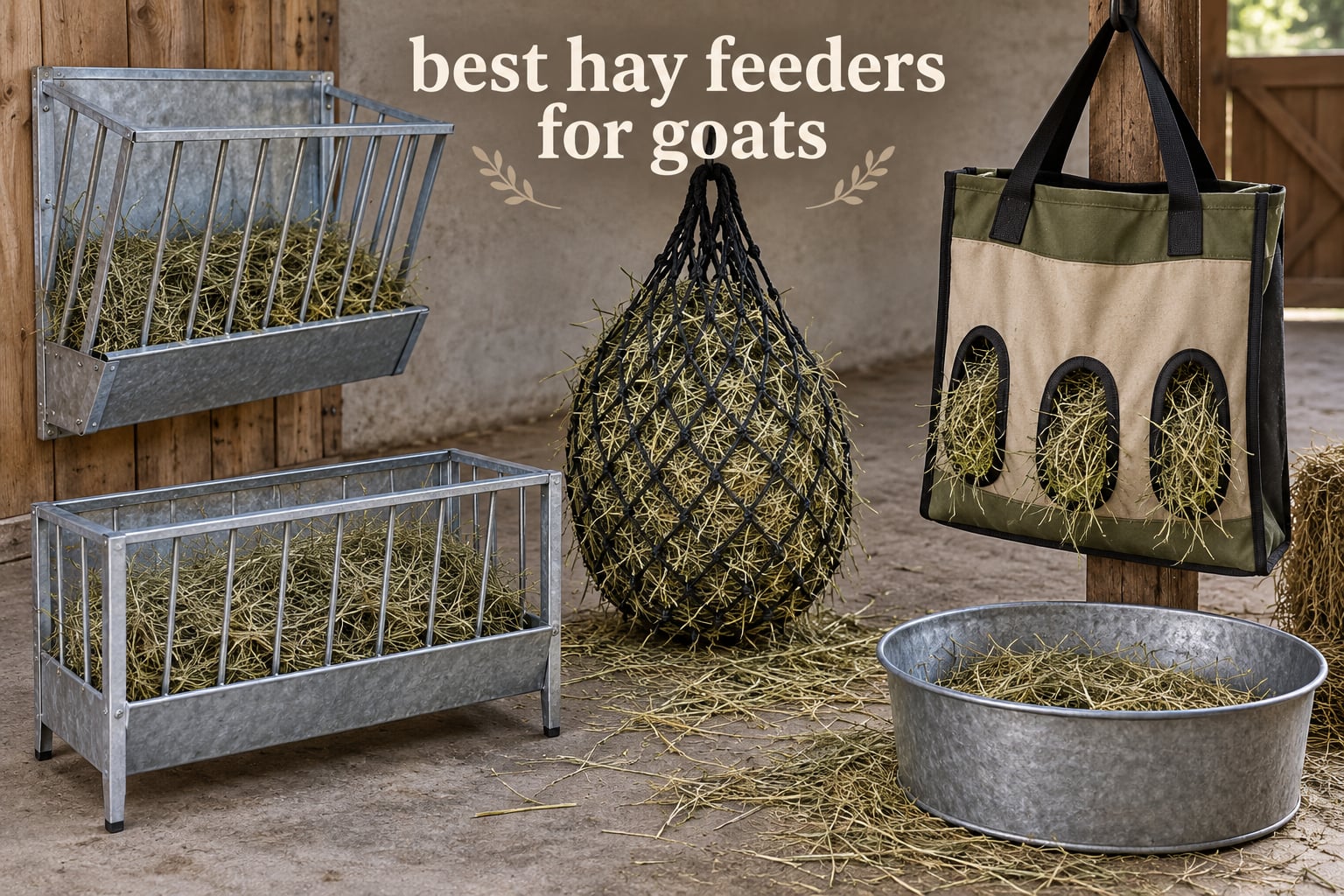 best hay feeders for goats