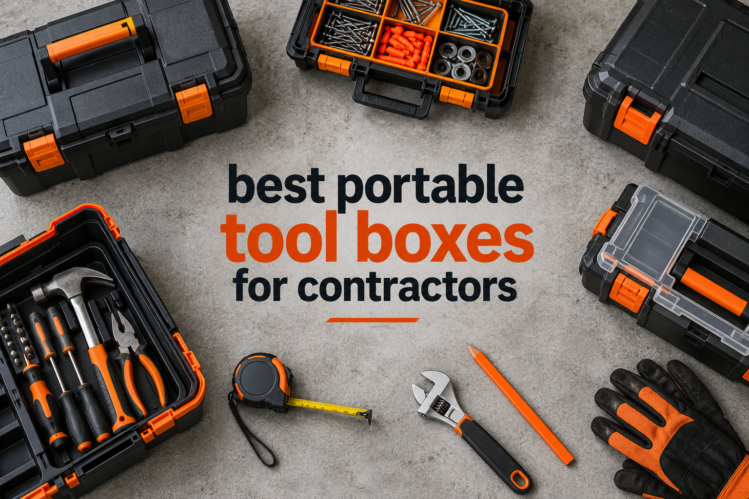 best portable tool boxes for contractors