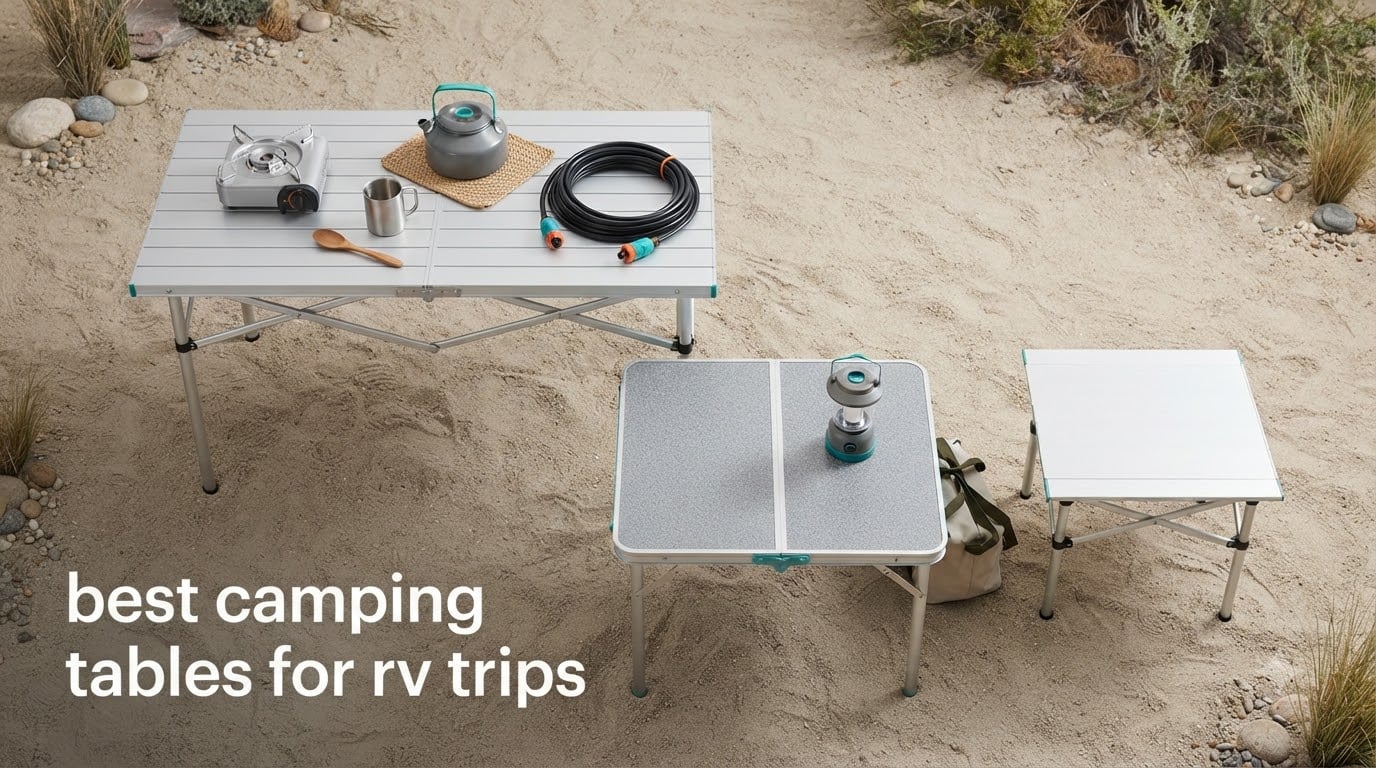 best camping tables for rv trips