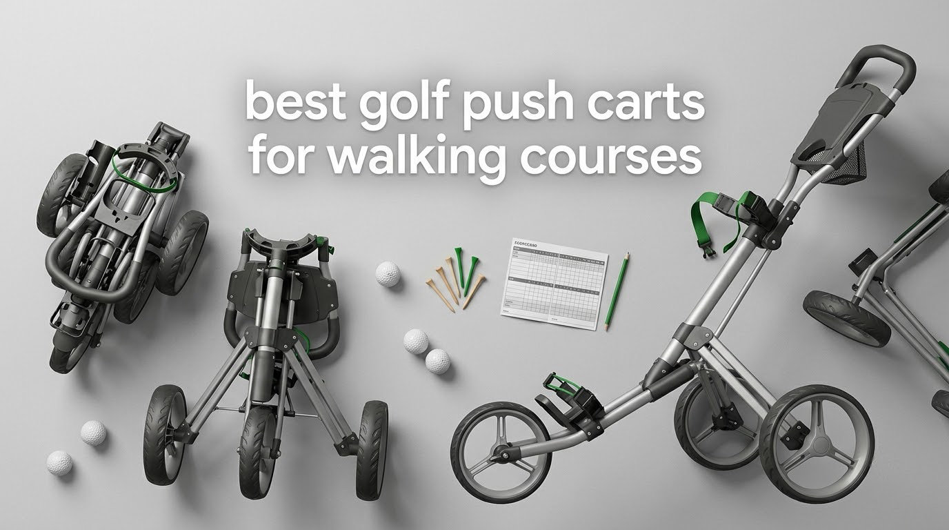 best golf push carts for walking courses