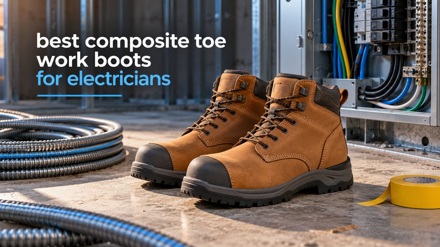 best composite toe work boots for electricians