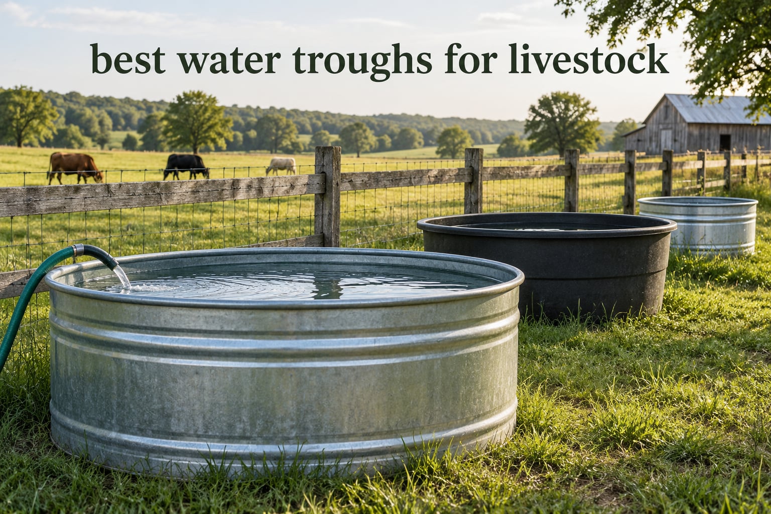 best water troughs for livestock