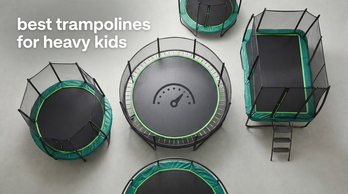 best trampolines for heavy kids