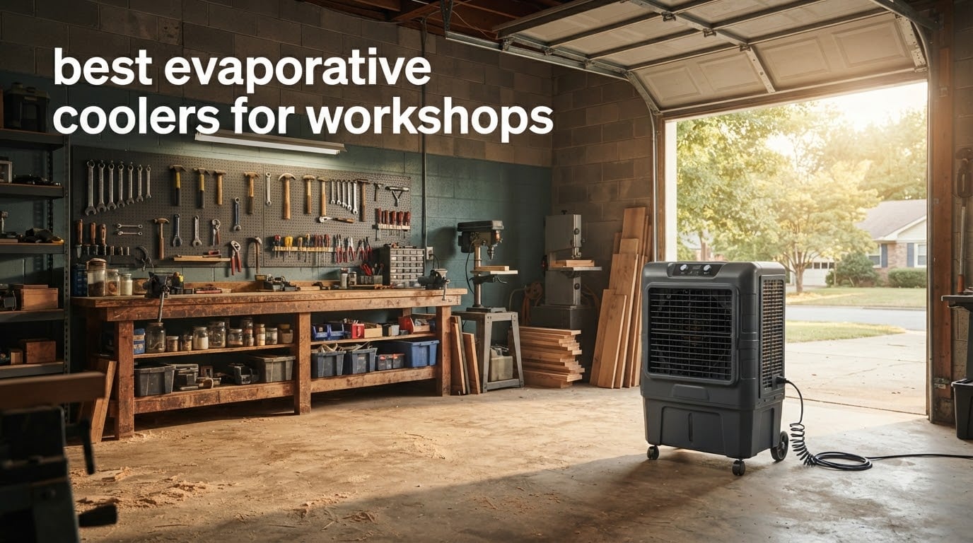 best evaporative coolers for workshops
