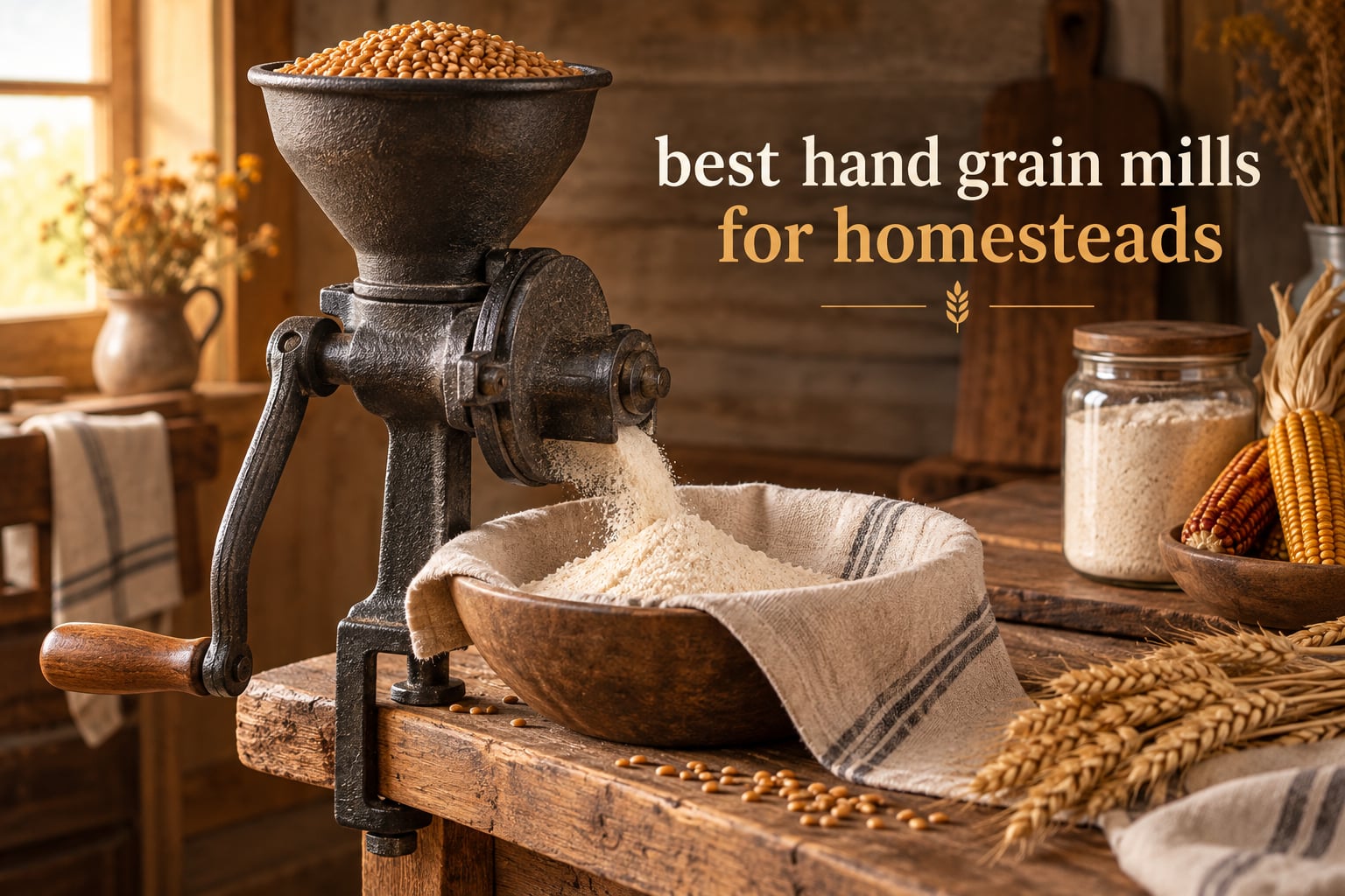 best hand grain mills for homesteads