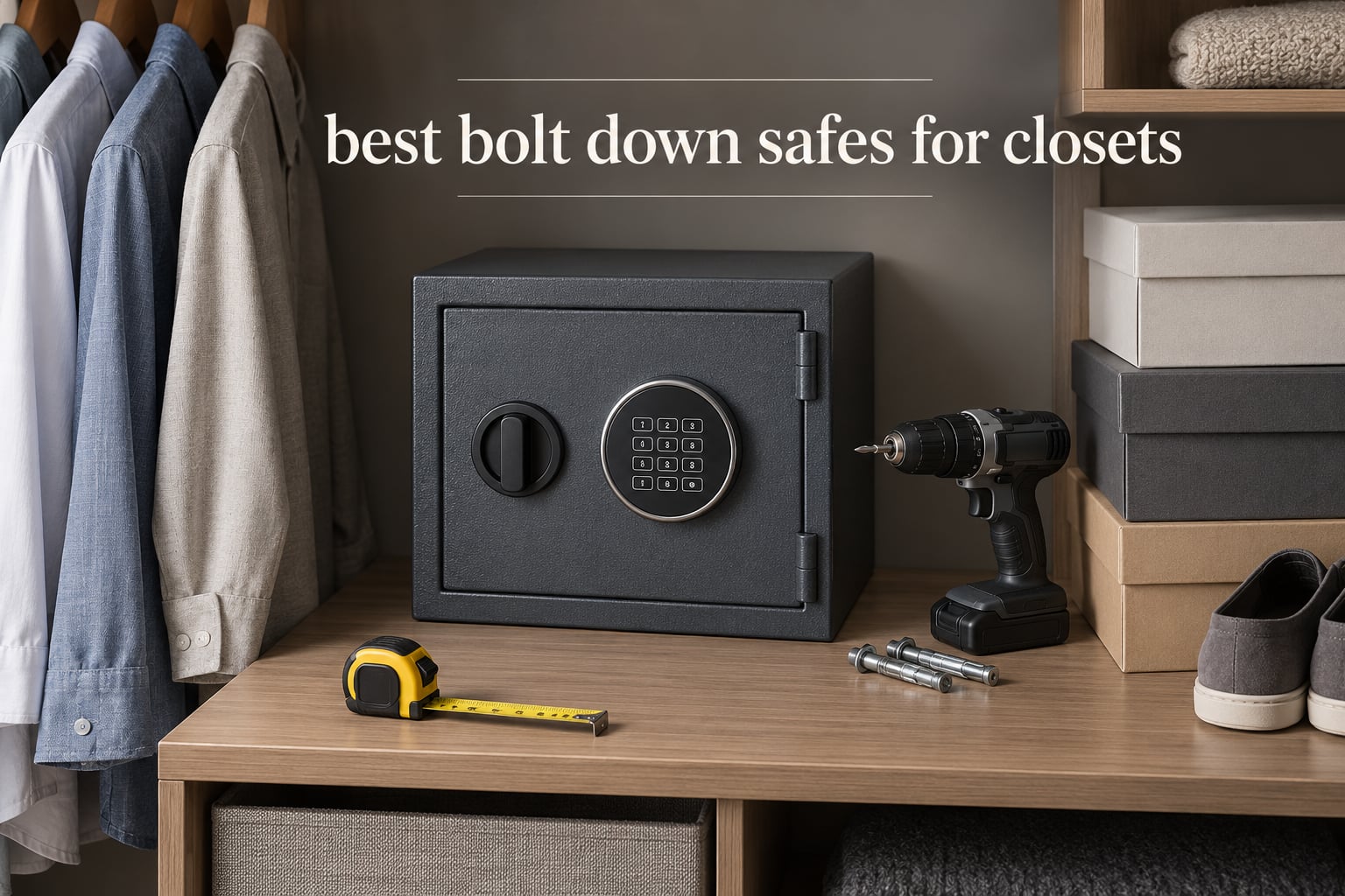 best bolt down safes for closets