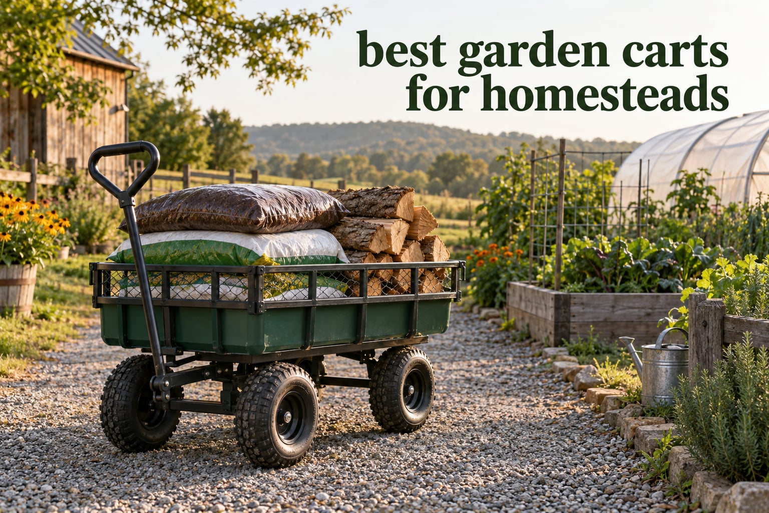 best garden carts for homesteads