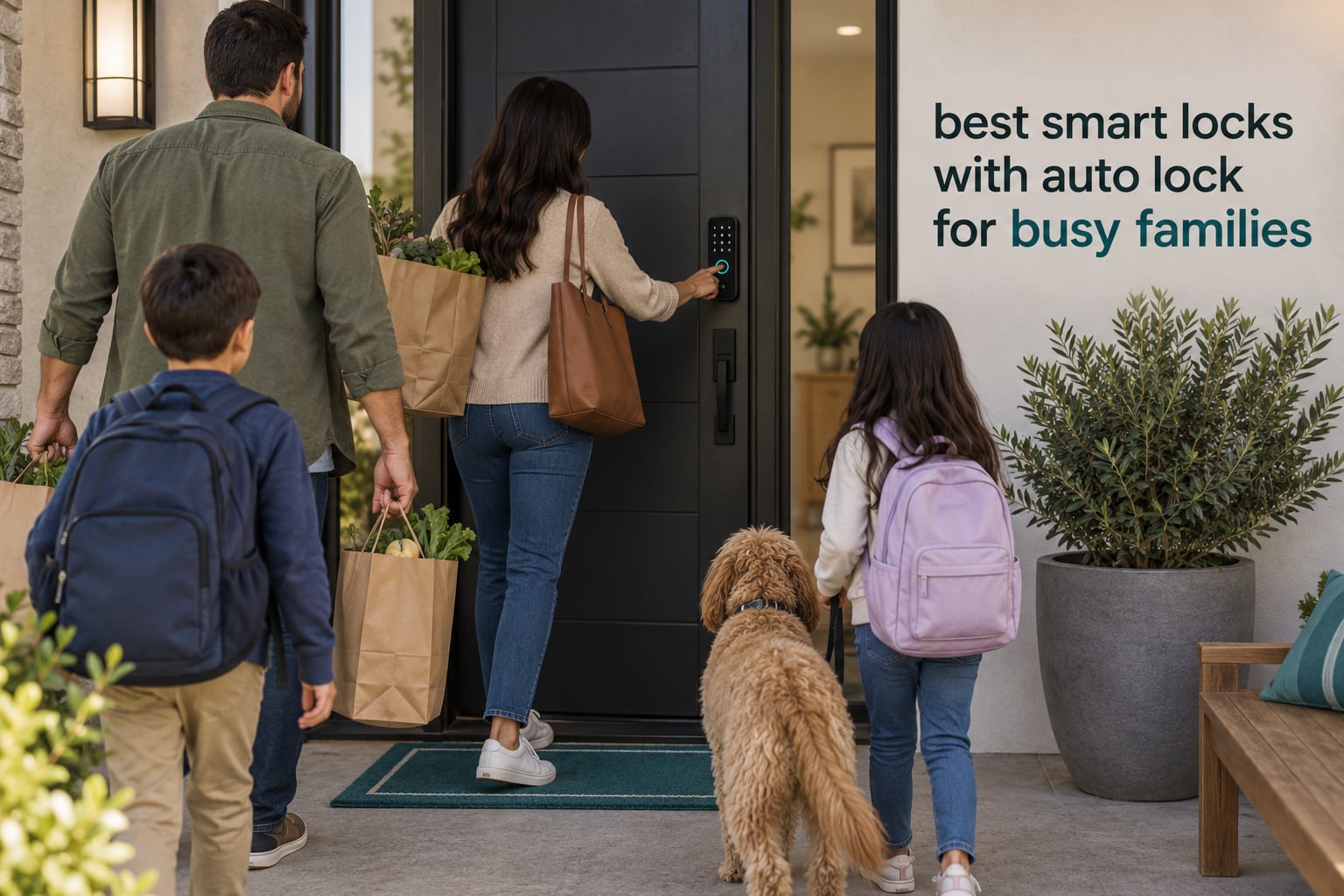 best smart locks with auto lock for busy families