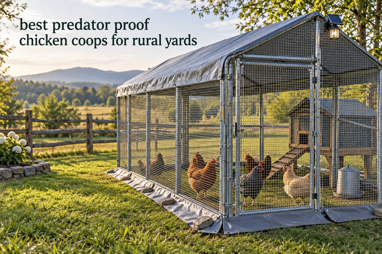 best predator proof chicken coops for rural yards