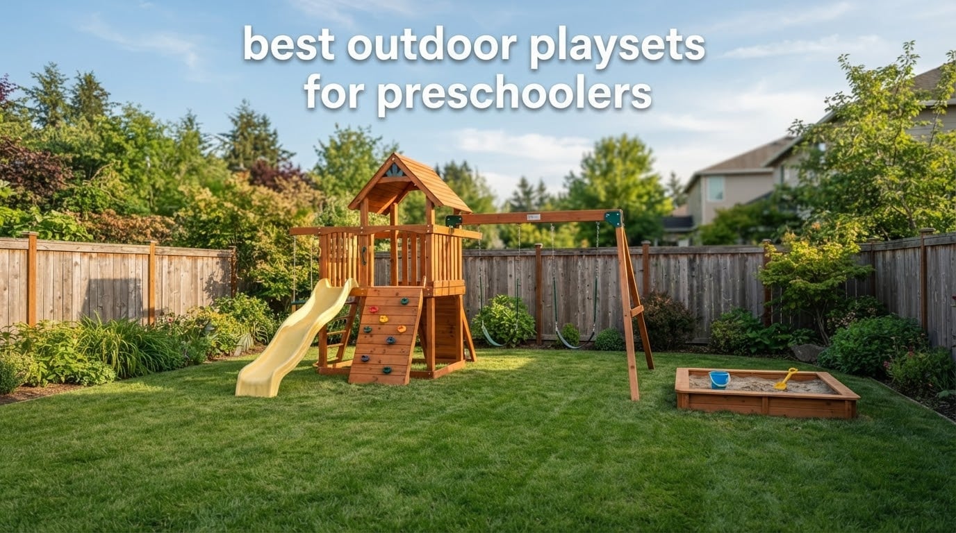 best outdoor playsets for preschoolers