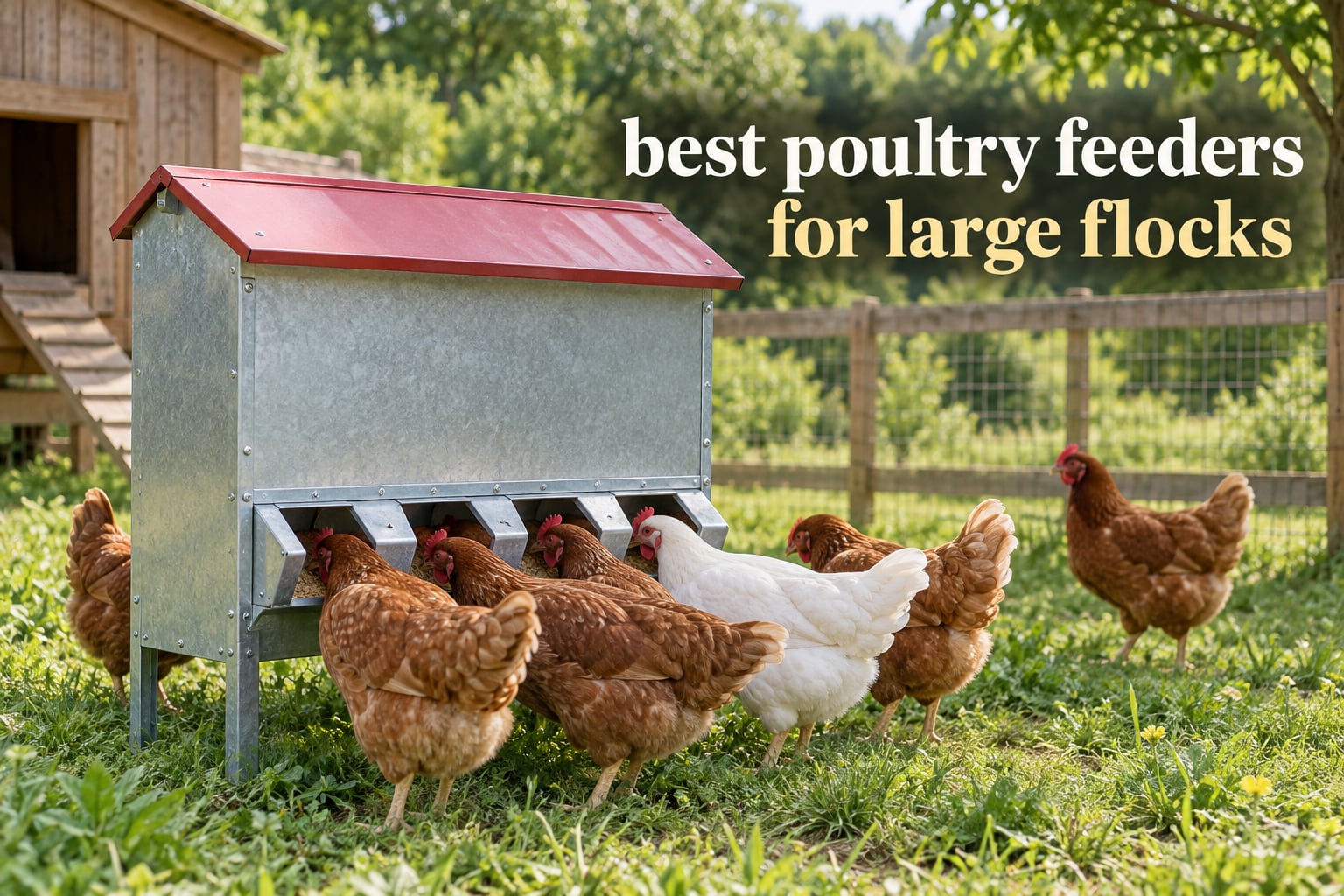 best poultry feeders for large flocks