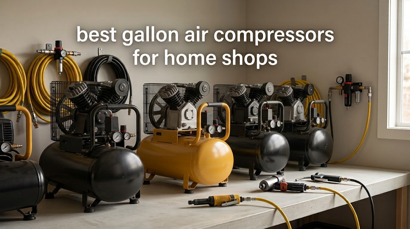 best 60 gallon air compressors for home shops