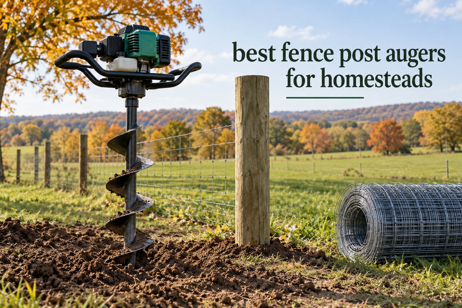 best fence post augers for homesteads