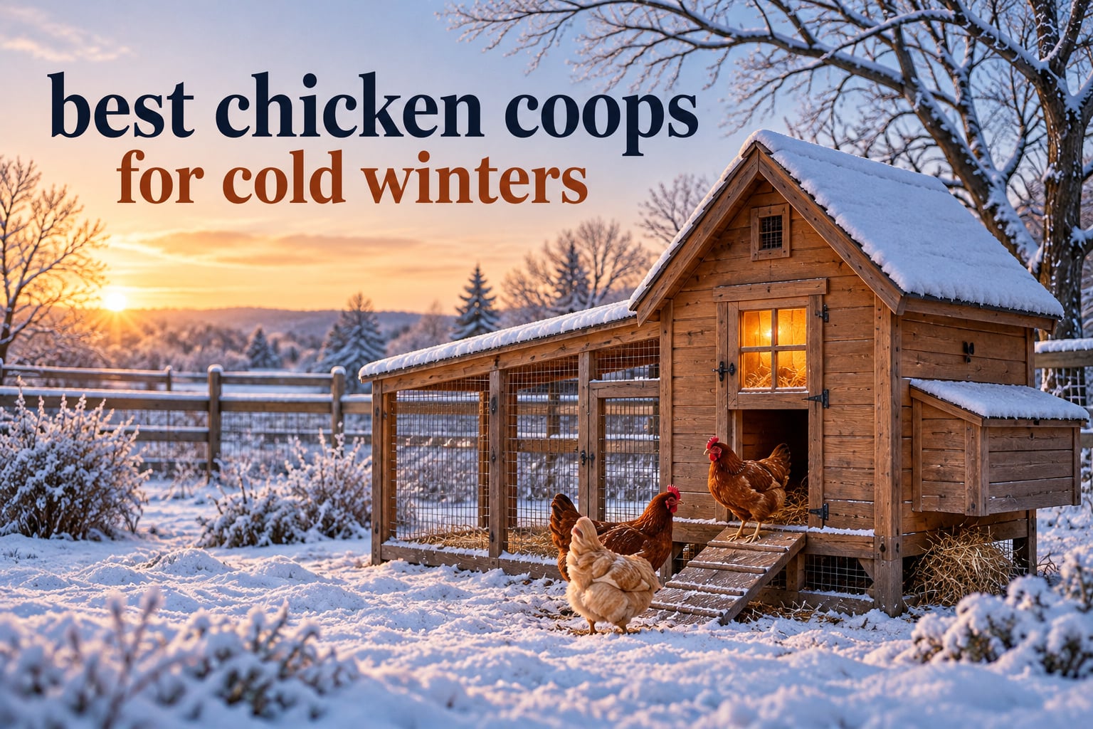 best chicken coops for cold winters