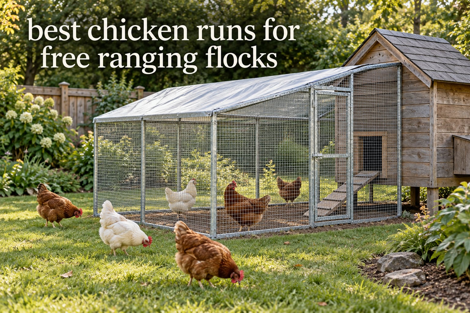 best chicken runs for free ranging flocks